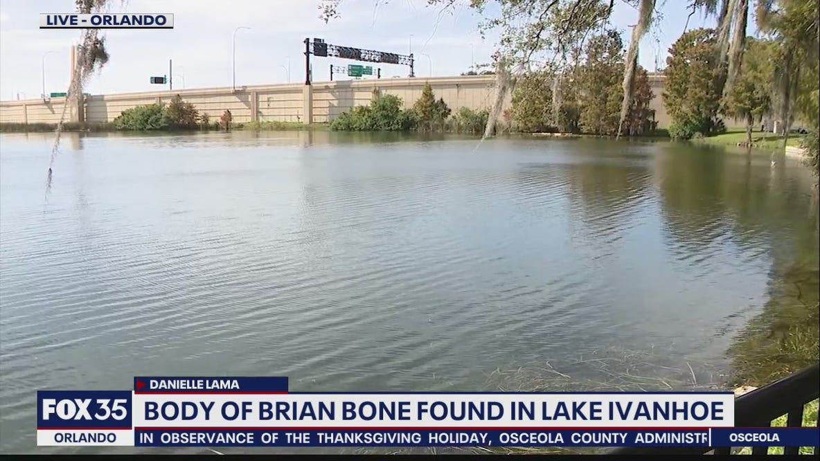 Body found in Orlando lake identified as missing man Brian Bone